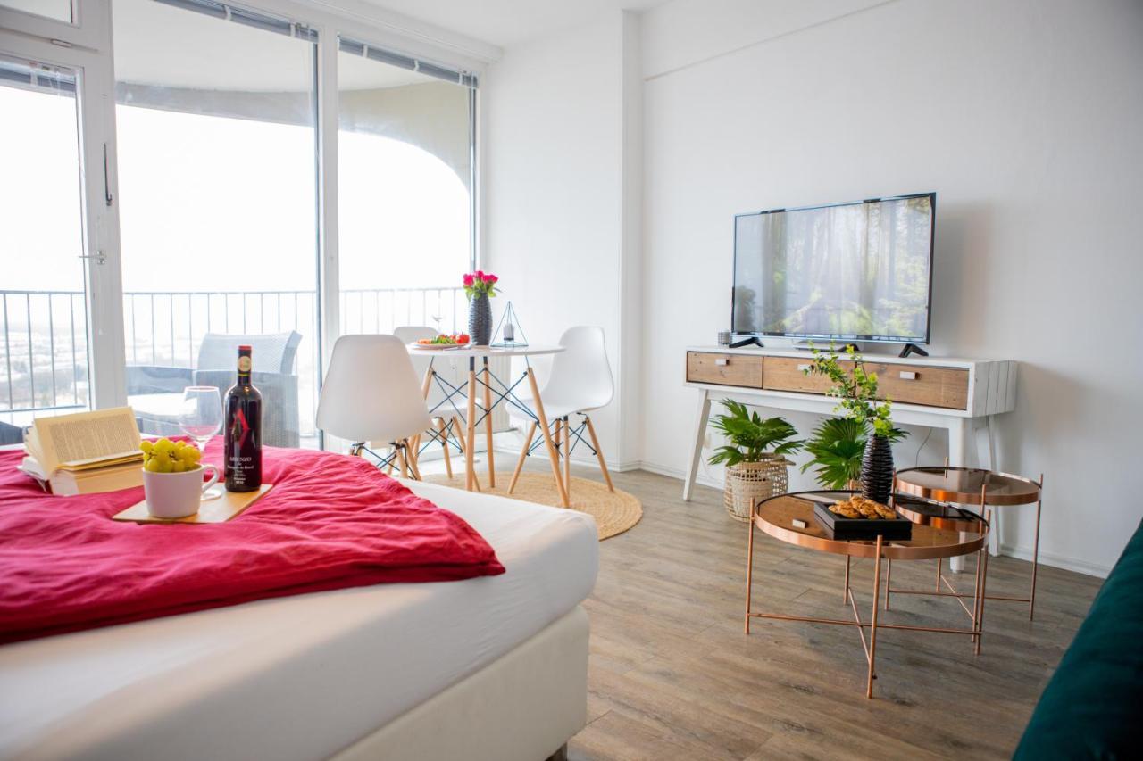 Modernes Apartment Mit Tollem Blick Ueber Die Stadt Augsburg Buitenkant foto