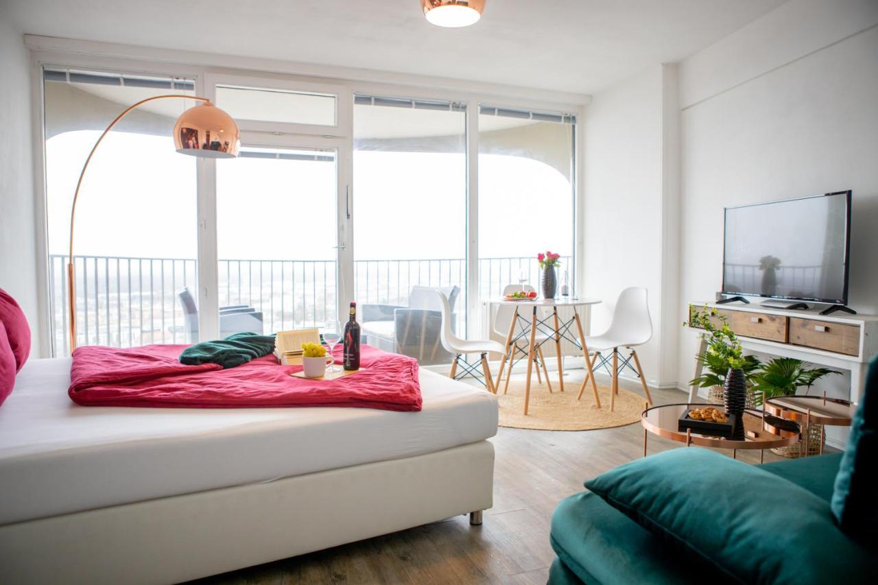 Modernes Apartment Mit Tollem Blick Ueber Die Stadt Augsburg Buitenkant foto
