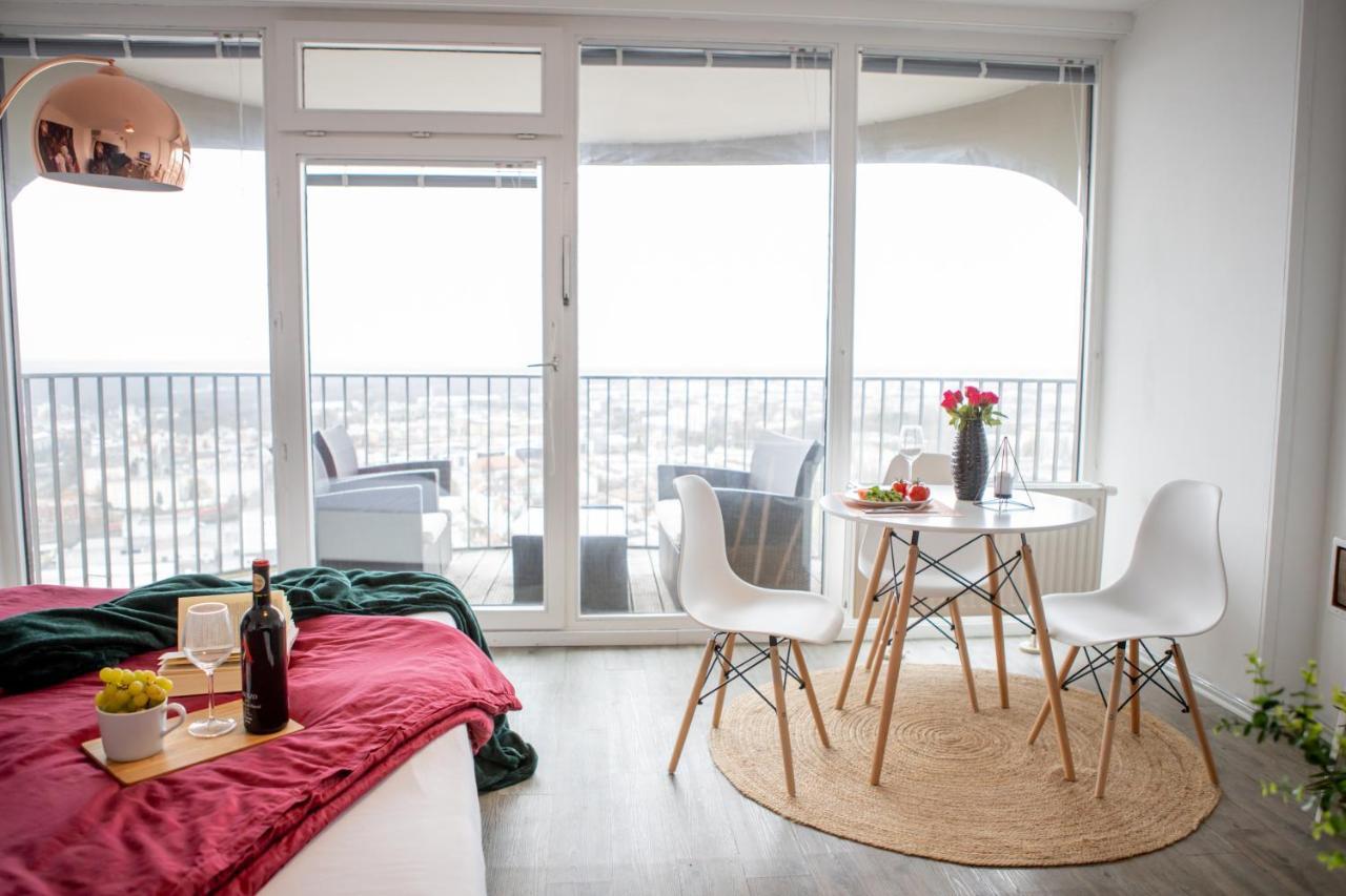 Modernes Apartment Mit Tollem Blick Ueber Die Stadt Augsburg Buitenkant foto